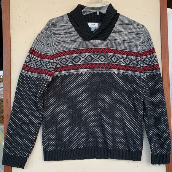 OLD NAVY BOYS FAIR ISLE SWEATER - Picture 1 of 4